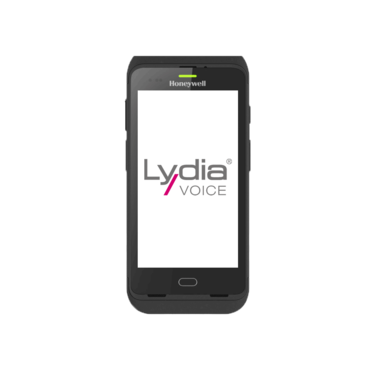 Muestra el dispositivo de hardware que funciona con el software de Lydia Voice.